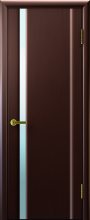Изображение товара Межкомнатная шпонированная дверь Luxor Legend Синай 1 (стекло белое) Венге остекленная